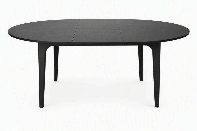 Rolo 76" Black Counter Table image number 0